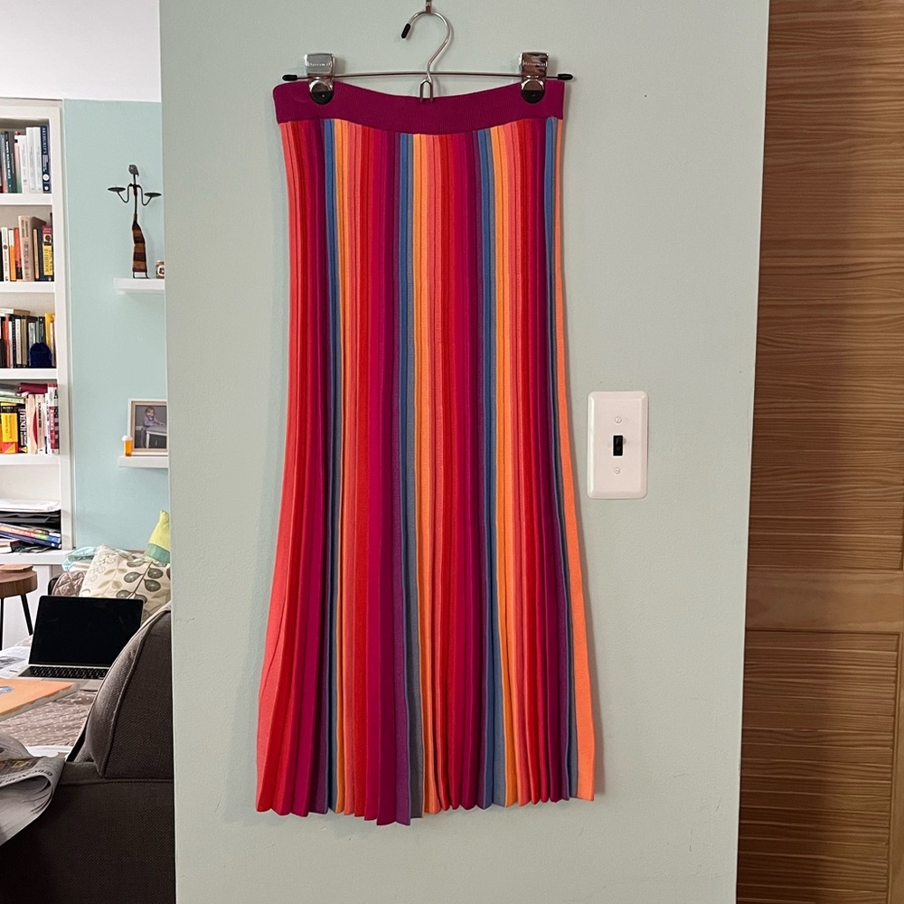 Banana Republic Knit Rainbow “Pride” Maxi Skirt, size XS